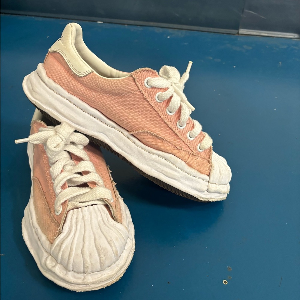 Kids Pink Canvas Sneakers